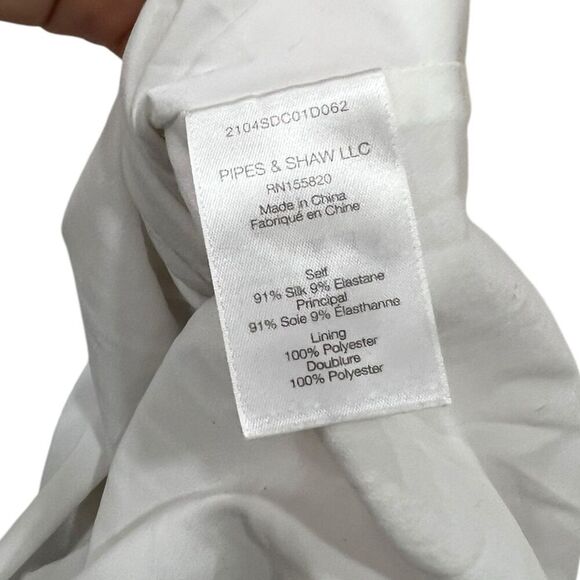 Veronica Beard Pastel Check Patch Silk Blend Wixson Midi Dress 0 - Picture 5 of 7